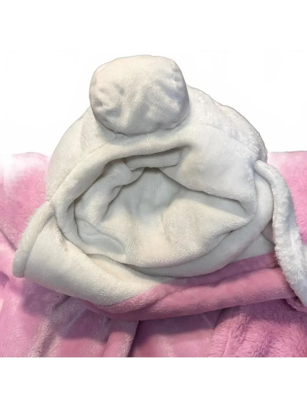 Jojo Siwa Nickelodeon Pink Plush Unicorn Hooded Blanket Throw